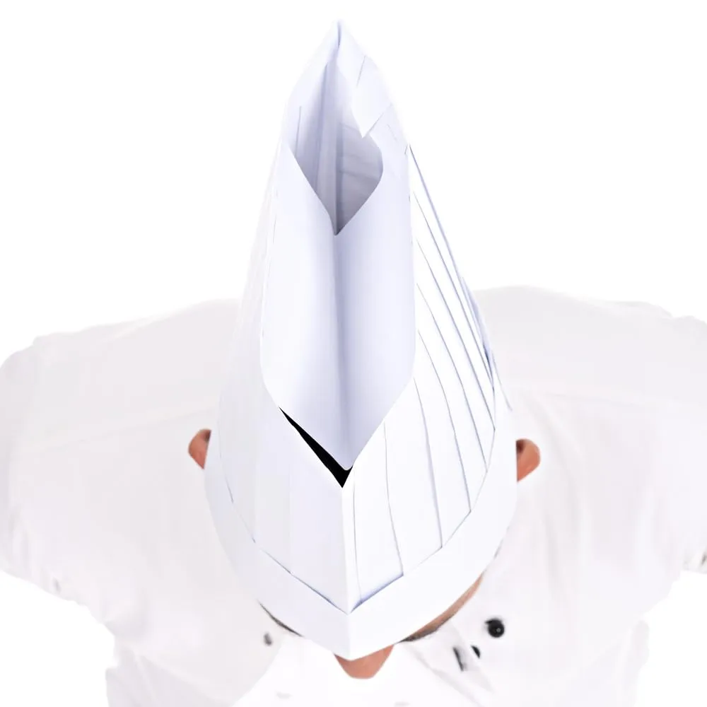 Hygostar Kochmützen Le Chef Papier weiß H30cm 250 Stk