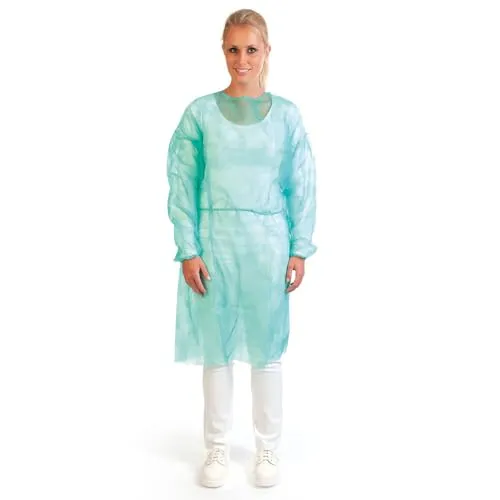 Hygostar Schutzset PP Schutzkleidung-Set 5-teilig 50 Stück grün