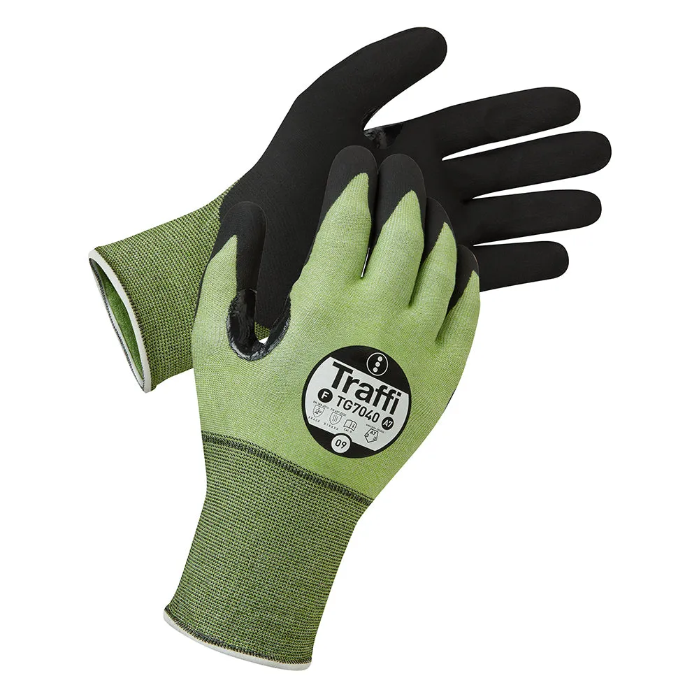 TraffiGlove TG7040 Nitril-Arbeitshandschuh Cut F