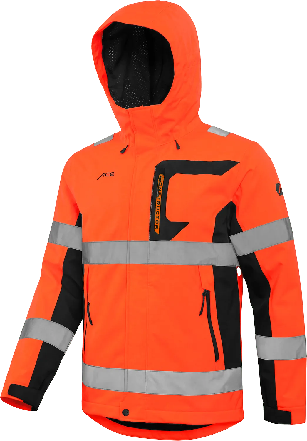 ACE Constructor Hi-Viz Regenjacke Gelb L wasserdicht