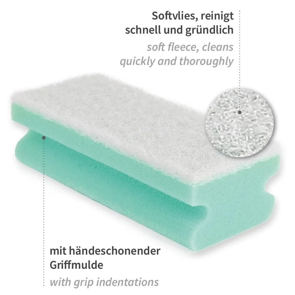 Hygostar Padschwämme Colour grün 15x7 cm 100 Stück sanft