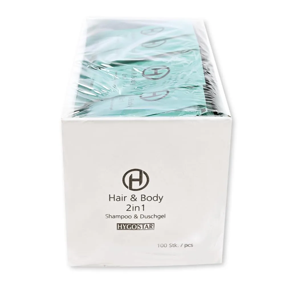 Hygostar Hair & Body 2in1 Sachet 1000x12ml hellblau Hotel