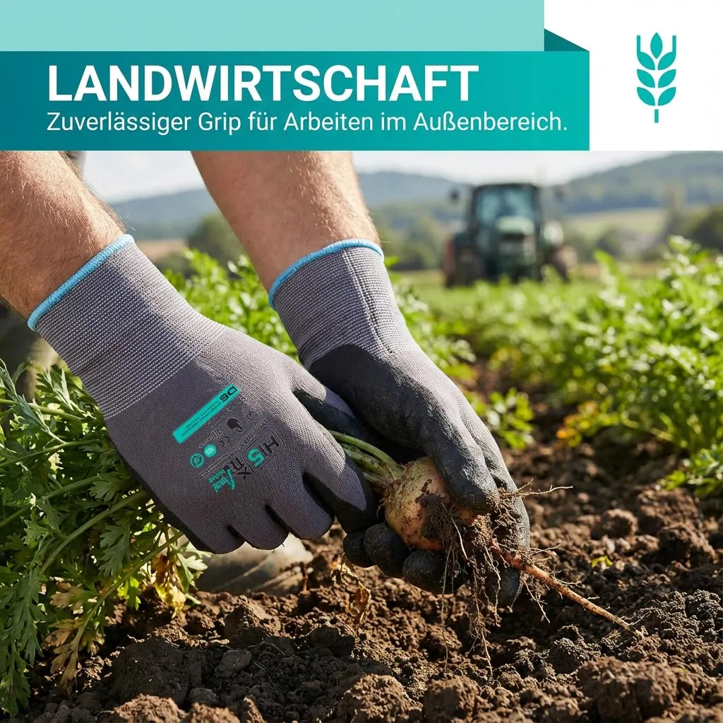 Hi5 X-FlexiTec 4121X Arbeitshandschuhe XL 12 Stück Touchscreen