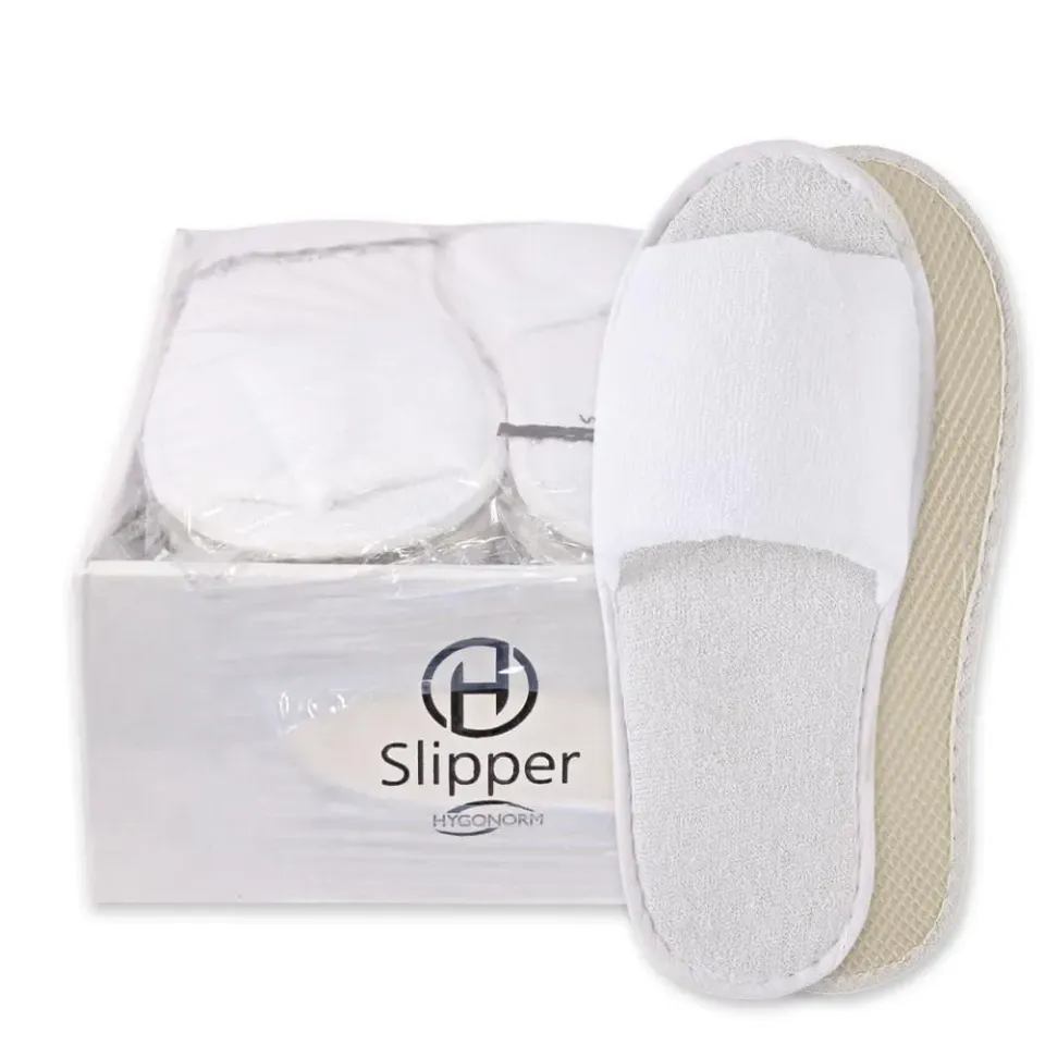 Hygonorm Slipper Classic offen weiß universal 200 Stück Polyester