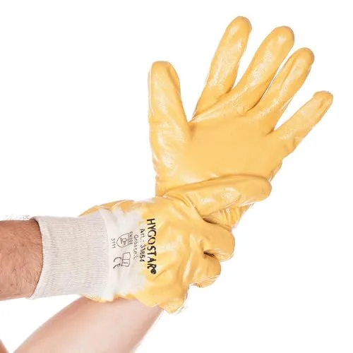 Hygostar Nitril Grip Arbeitshandschuhe 8/M 12 Paar ölbeständig