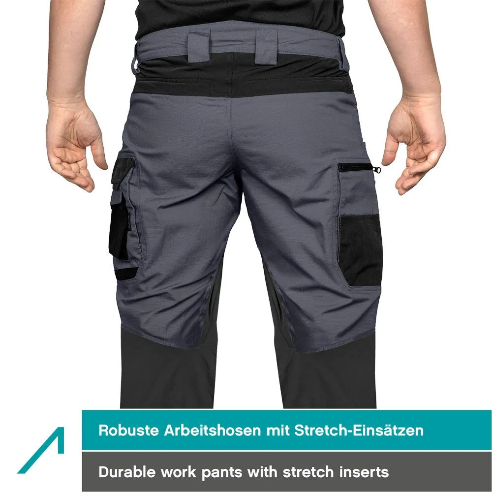 ACE Constructor Herren-Arbeitshose lang Schwarz 52 Ripstop