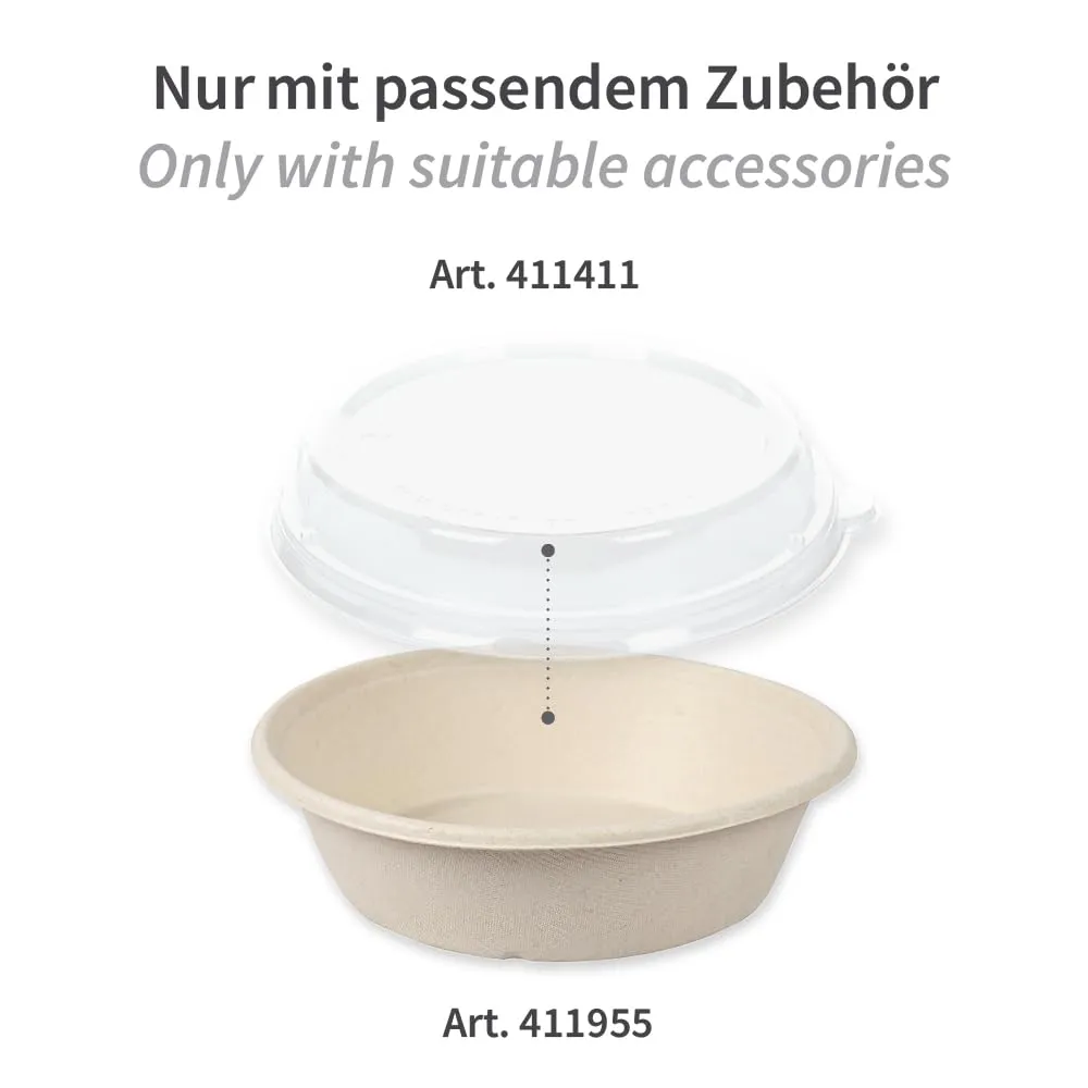 NatureStar Rondo Schalen Zuckerrohr 900 ml 480 Stück natur