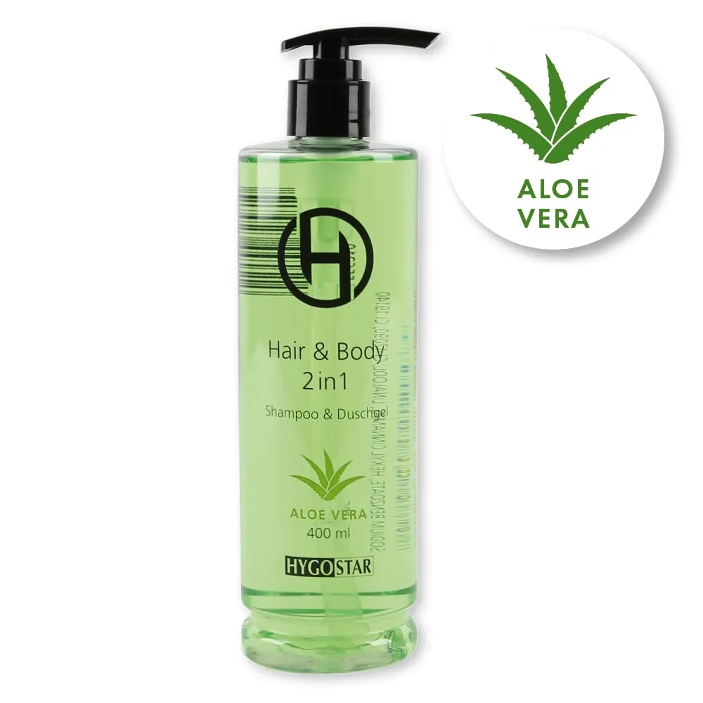 Hygostar Hair&Body 2in1 Shampoo Duschgel 15x400ml Aloe Vera
