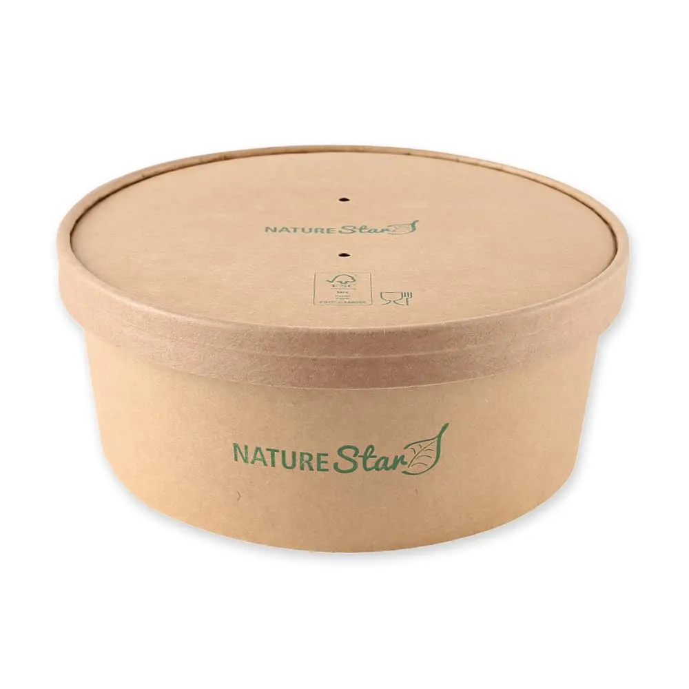 NatureStar Caesar Deckel Ø 18,5 cm 300 Stück PE-beschichtet
