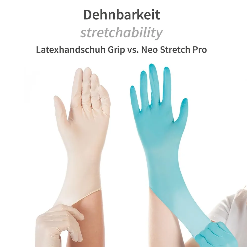Hygostar Neo Stretch Pro Einmalhandschuhe 8/M türkis 1000 Stück