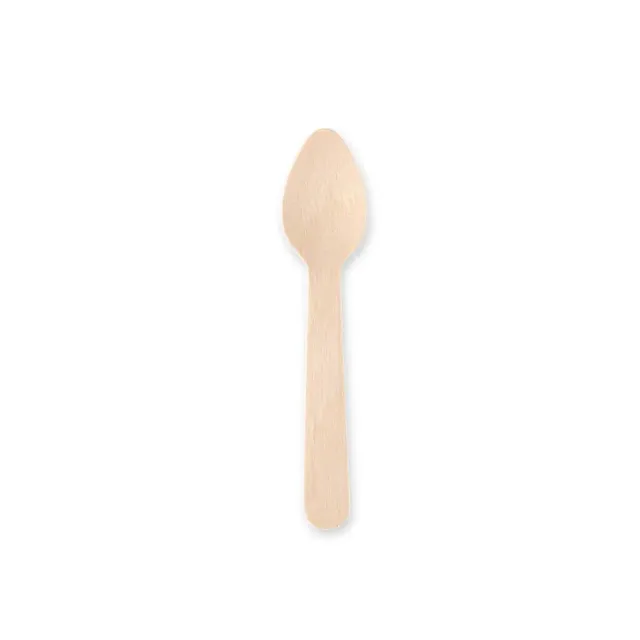 NatureStar Kaffeelöffel Holz 11 cm 1000 Stück wachsbeschichtet