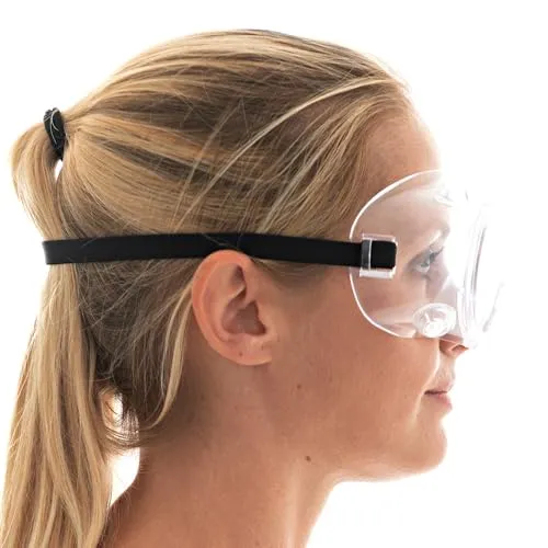 Hygostar Schutzbrille belüftet transparent Einheitsgröße 10 Stück