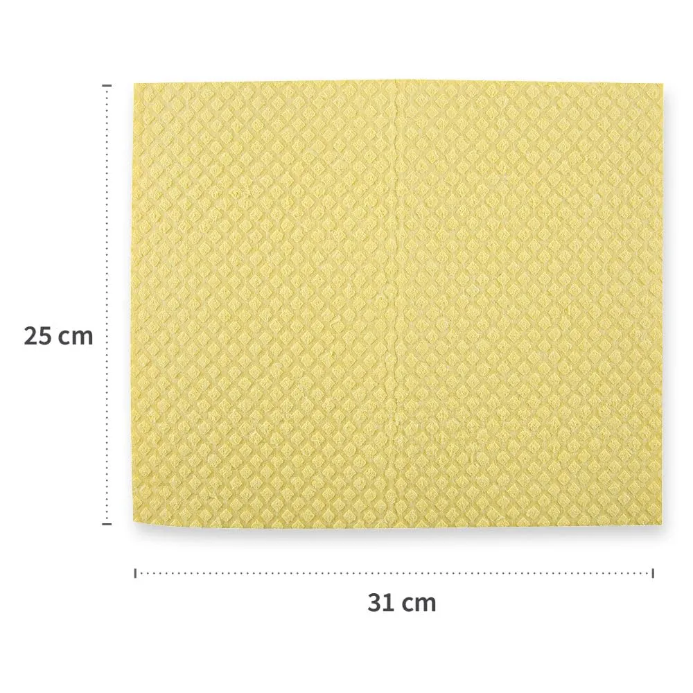 Hygoclean Schwammtücher Zellulose gelb 80 Stück 25x31