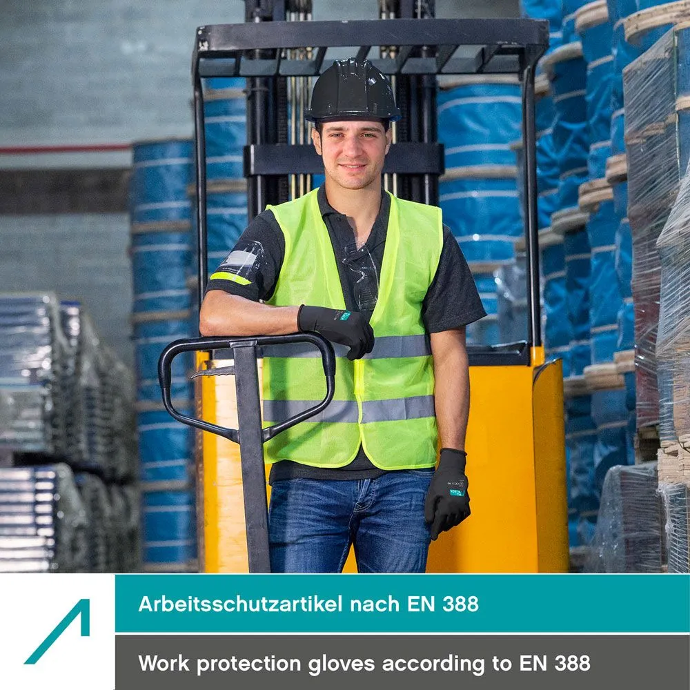 ACE PUre Black Arbeitshandschuhe 10 Paar 09-L EN 388
