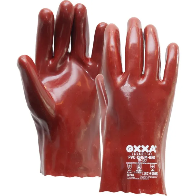 Oxxa PVC-Chem-Red 17-127 Chemiehandschuh rot