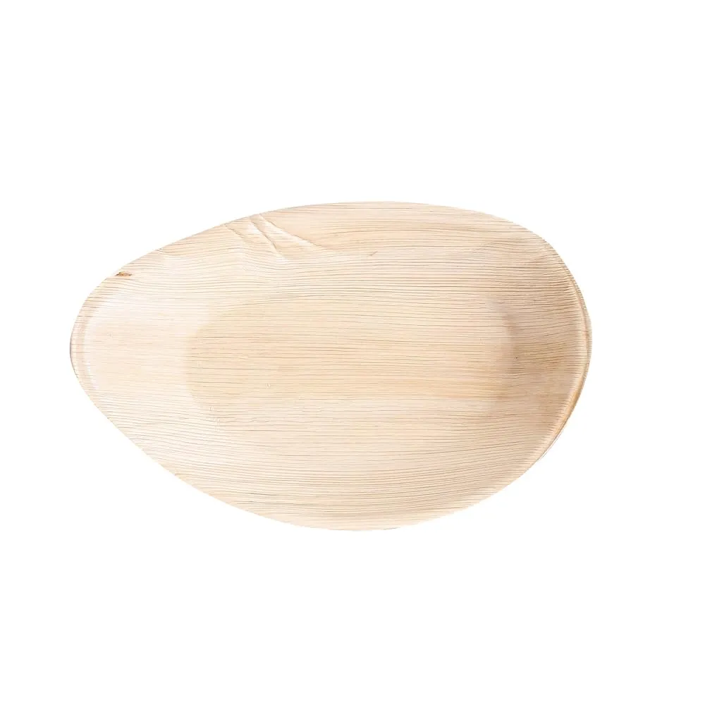 NatureStar Teller oval Palmblatt 26,5x16,5 cm natur 100 Stück