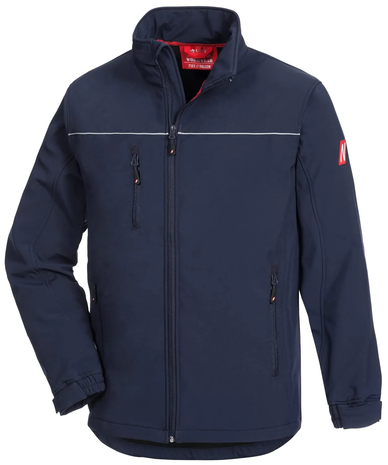 Nitras Falcon 431.04 Softshelljacke Schwarz L wasserabweisend
