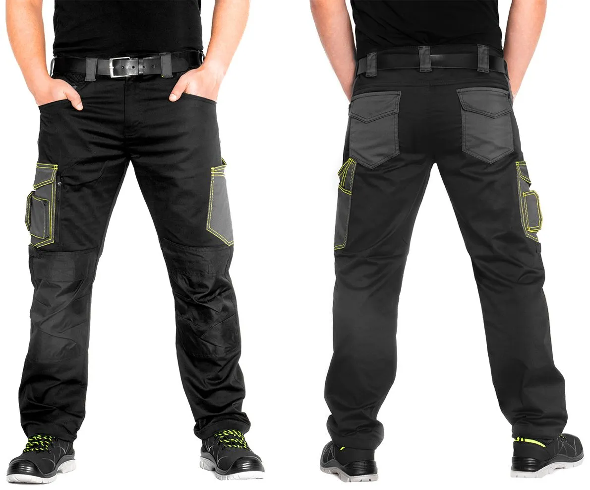 ACE Genesis Arbeitshose lang Schwarz 52 Stretch