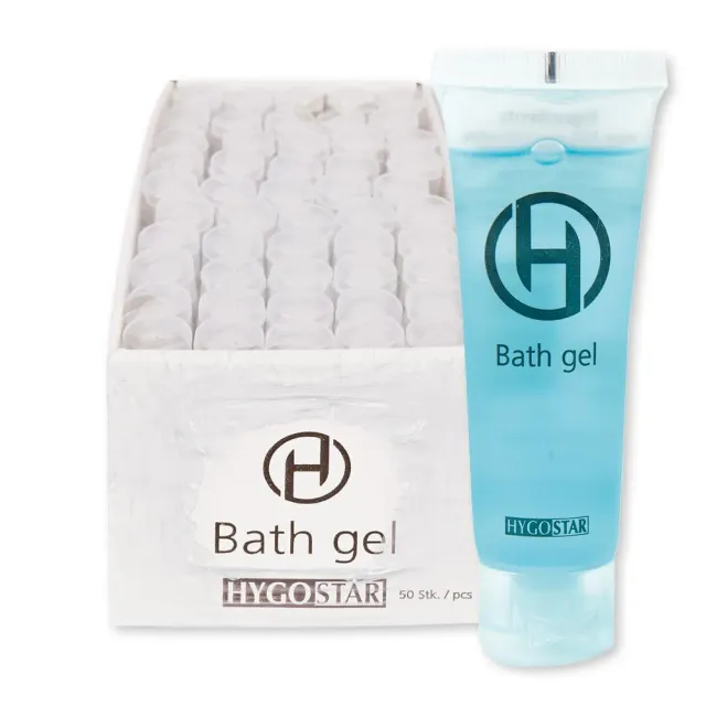 Hygostar Duschgel Tube 30 ml 250 Stück hellblau