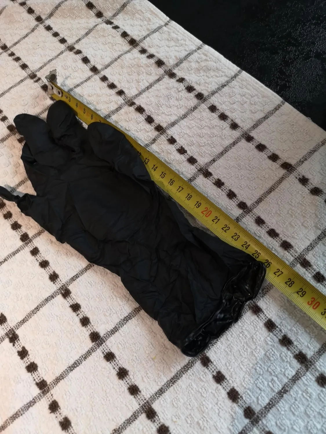 HygoStar Nitrilhandschuhe schwarz M 100 Stk extra lang