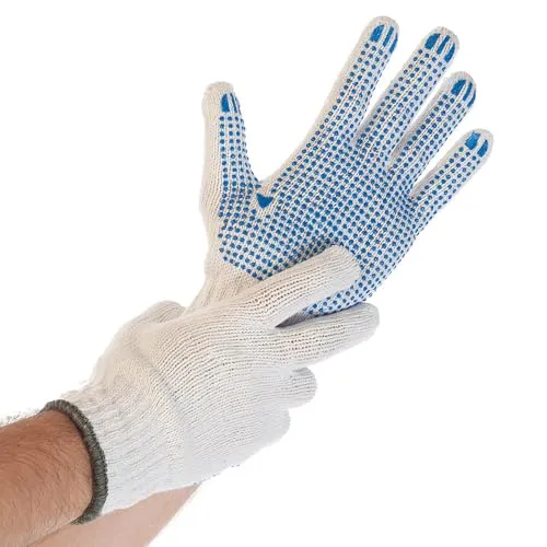 Hygostar Structa Grobstrickhandschuhe 8/M 24 Stück Trockengriff