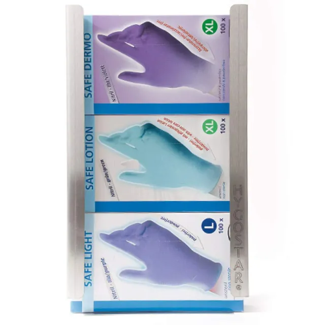 Hygostar Handschuhboxenhalter Edelstahl 3er Spender 1 Stück