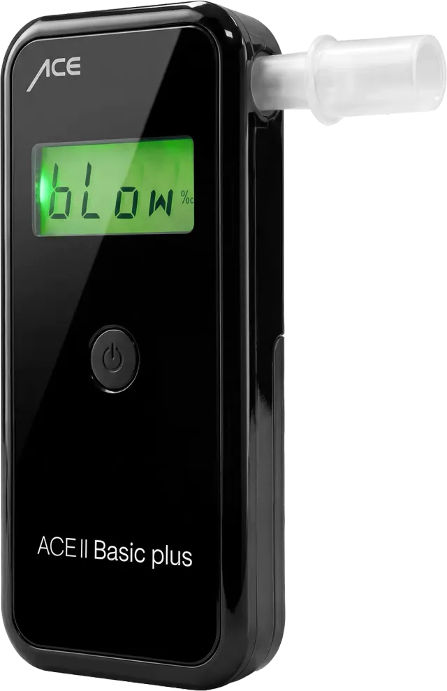ACE II Basic Plus Alkoholtester Set 25 Mundstücke elektrochemisch