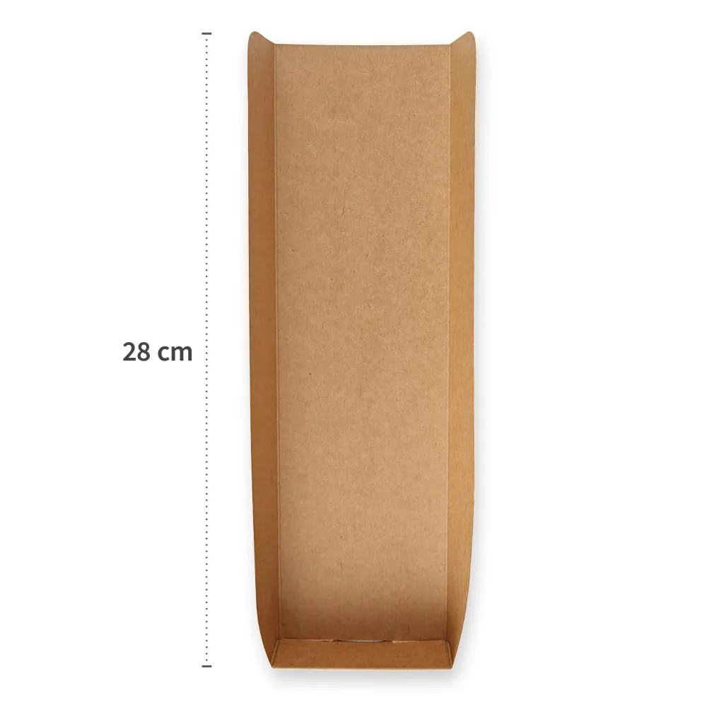 NatureStar Hot Dog Tray Kraftpapier 28cm braun 500 Stück To-go