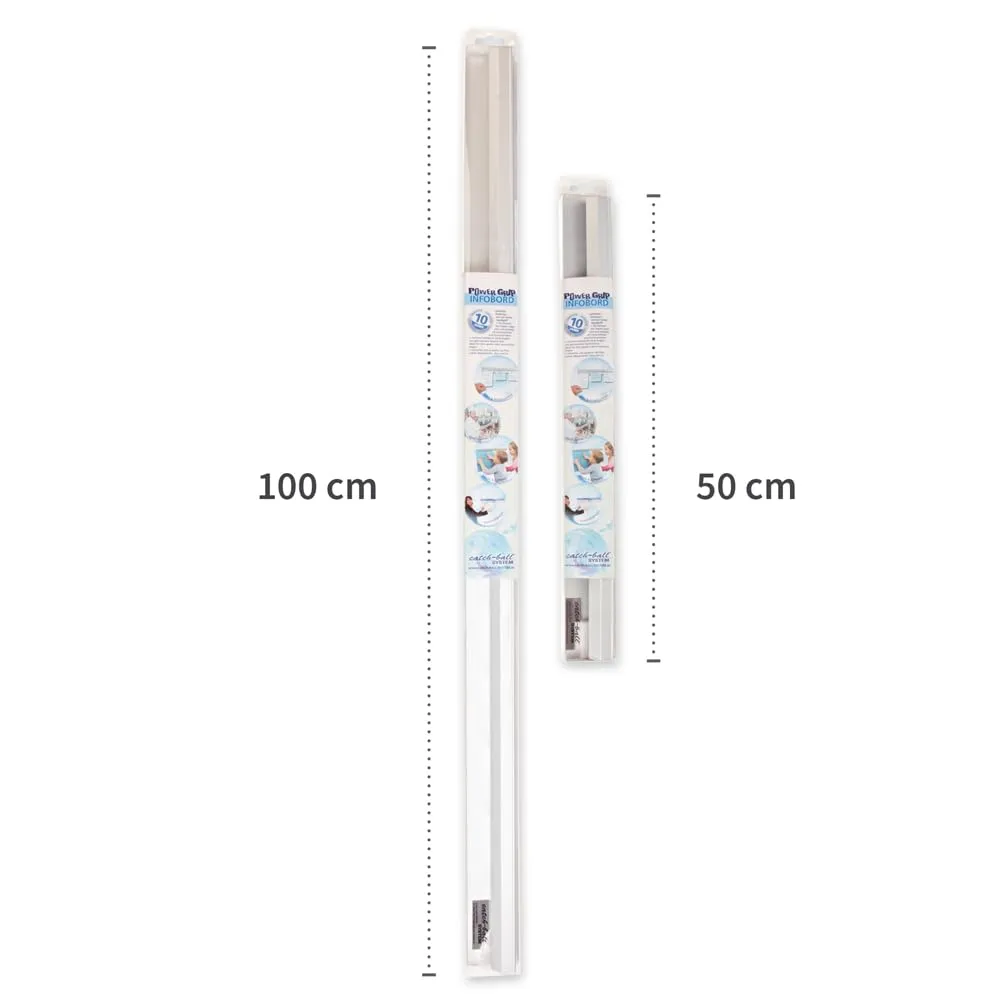 Hygostar Powergrip Catch-ball-Schiene silber 100 cm Klemmleiste