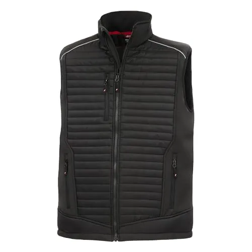 Nitras Motion Tex Plus Arbeitsweste Schwarz XL Softshell