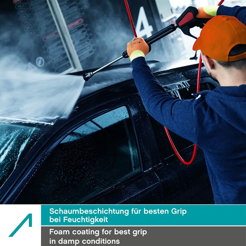 ACE HydroGrip Arbeitshandschuhe 2 Paar Größe 9-L Latex
