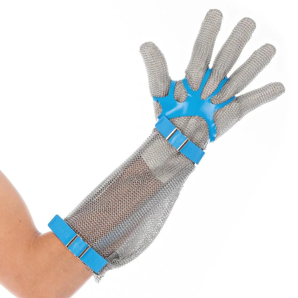 Hygostar Stechschutz-Handschuh Edelstahl XL mit Stulpe