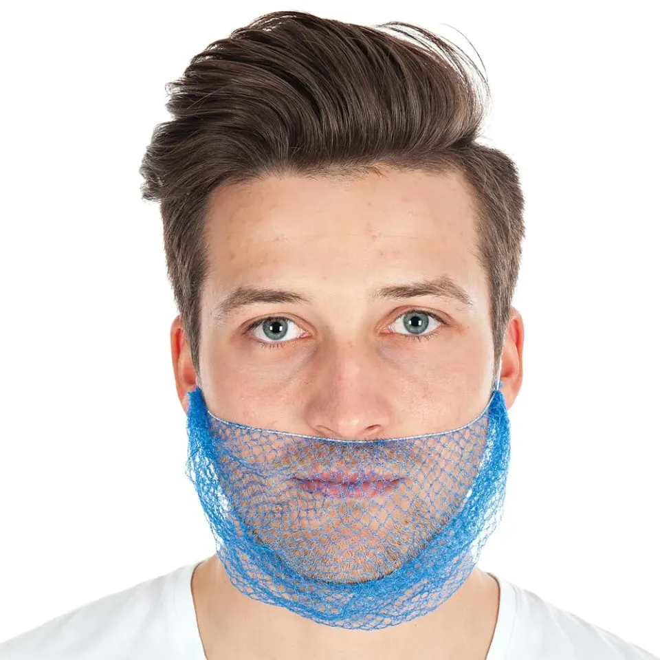Hygostar Bartschutz Nylon detektierbar blau 36 Stück