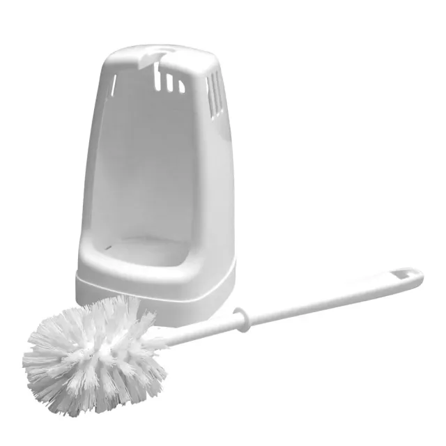 Hygostar WC-Garnitur Kunststoff weiß M 5 Stück Set
