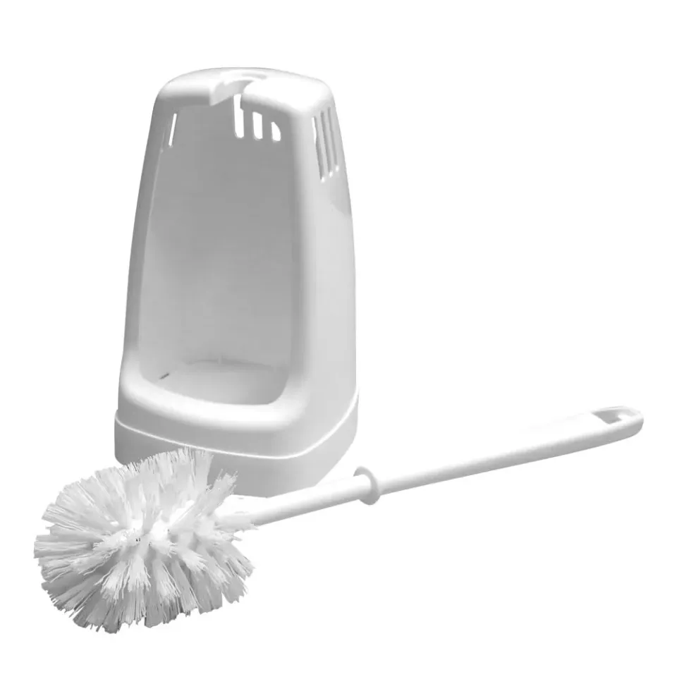 Hygostar WC-Garnitur Kunststoff weiß M 5 Stück Set