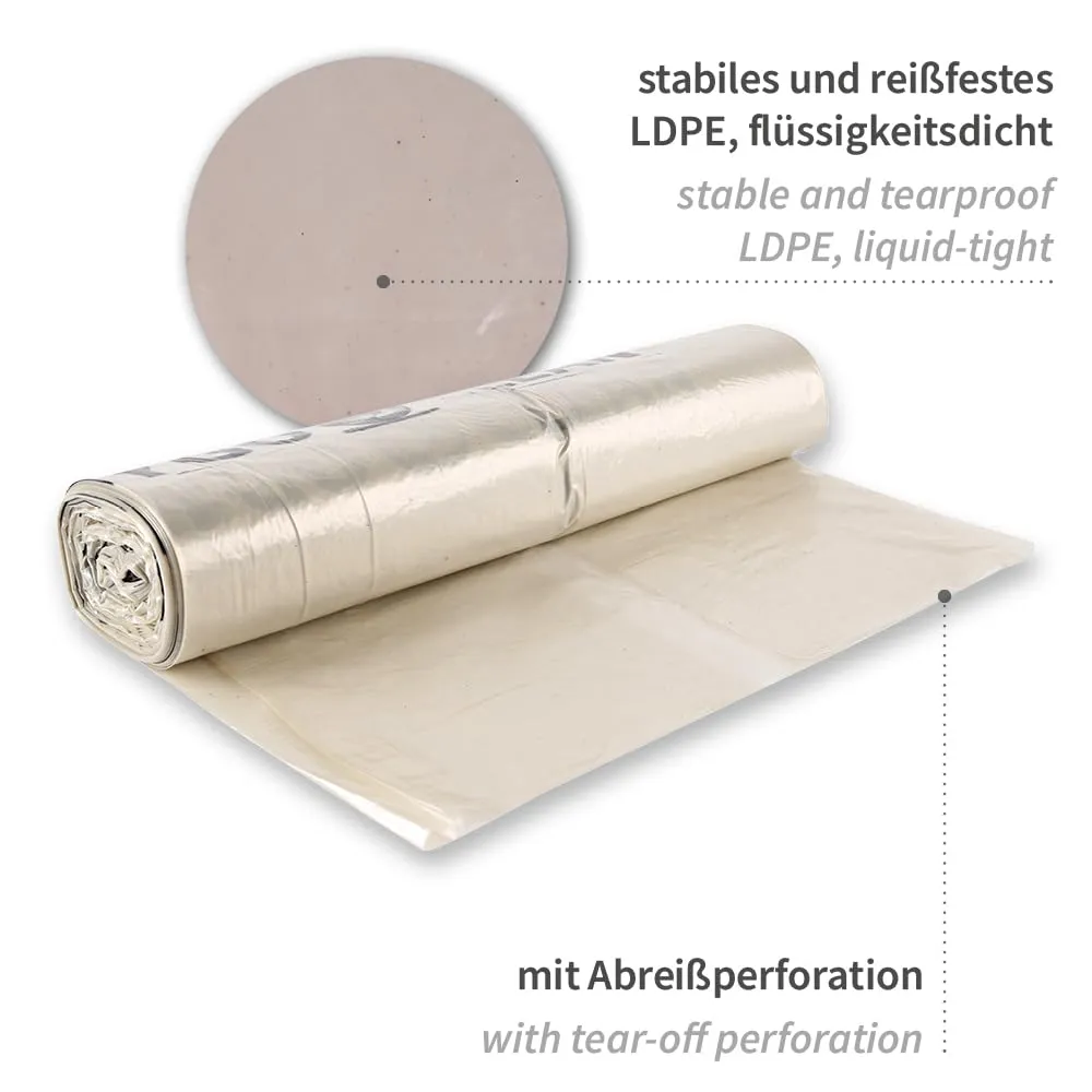 Franz Mensch Hygoclean Müllbeutel 120l transparent 250 St extra stark