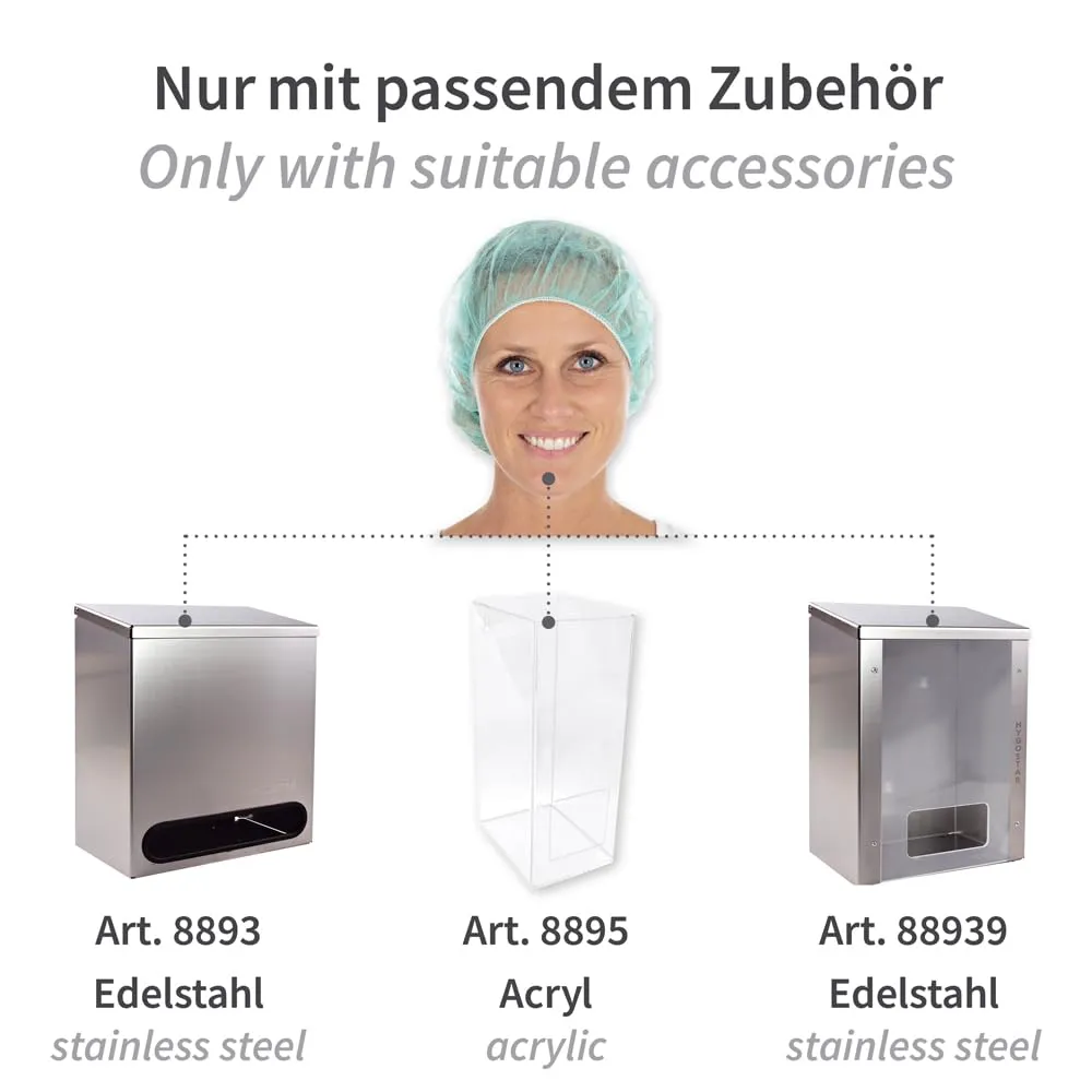 Hygonorm Baretthauben Bettina Light PP grün 1000 Stück