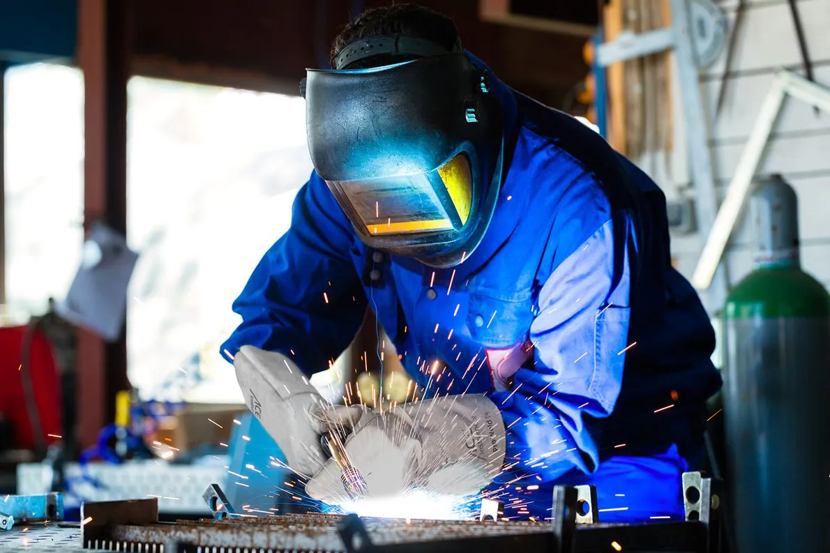ACE ProWeld Schweißerhandschuhe L Rindleder