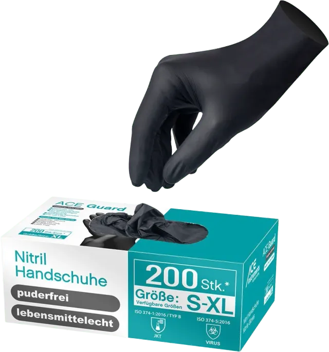 ACE Guard Einweghandschuhe 200 Stück Nitril