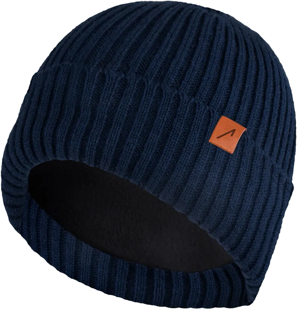 ACE Wintermütze Schwarz Einheitsgröße Wolle