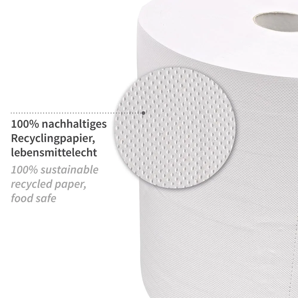 Hygoclean Putzpapier 3-lagig 350 m 1000 Blatt weiß