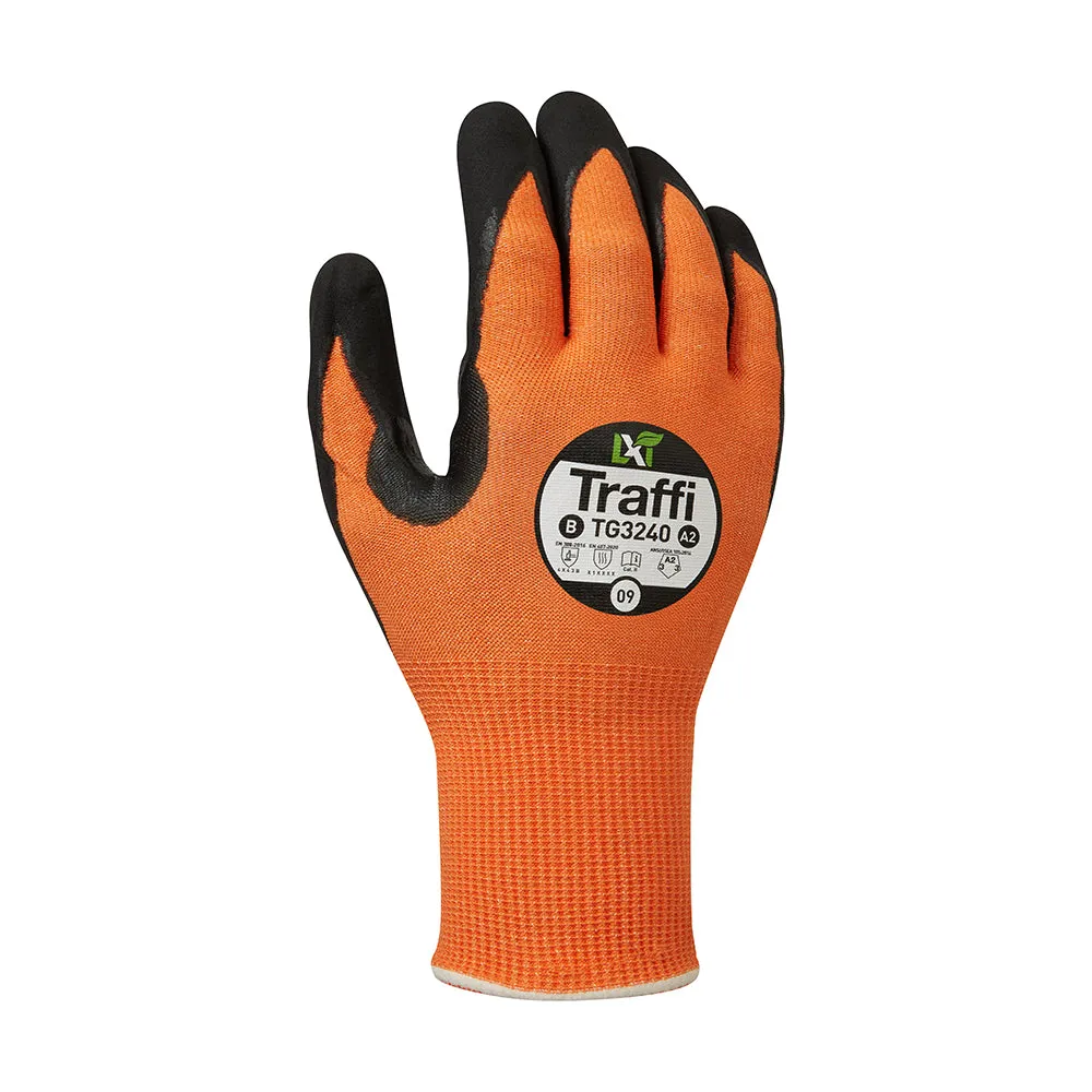 TraffiGlove TG3240 LXT Microdex Nitrilhandschuh Schnitt B