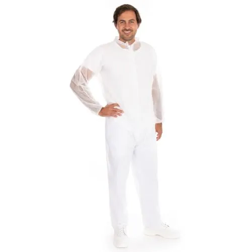 Hygonorm Overall Eco PP 4XL 100 Stück weiß Einweg