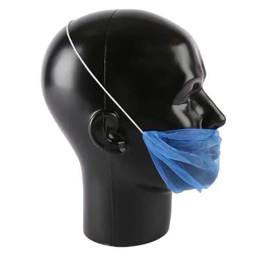 Hygostar Micromesh Bartschutz Nylon weiß 100 Stück latexfr