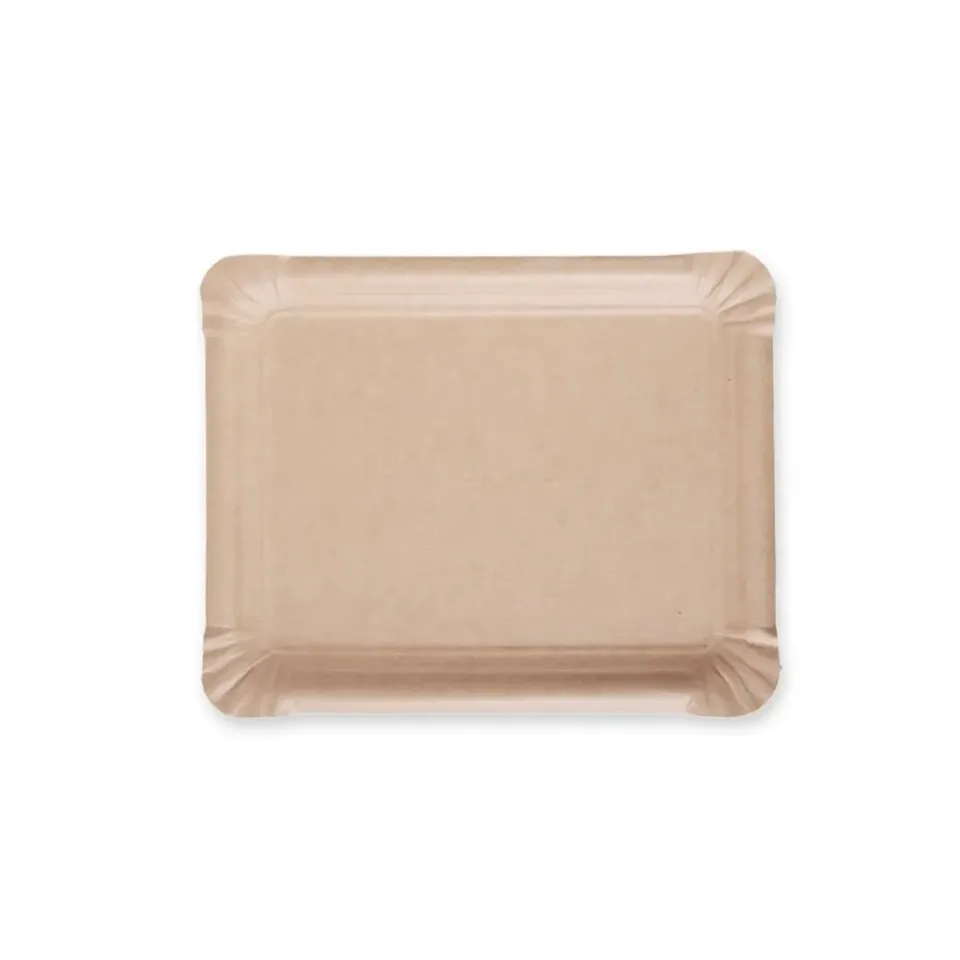 NatureStar Pappteller rechteckig 16,5x20 cm 1000 Stück fettbeständig