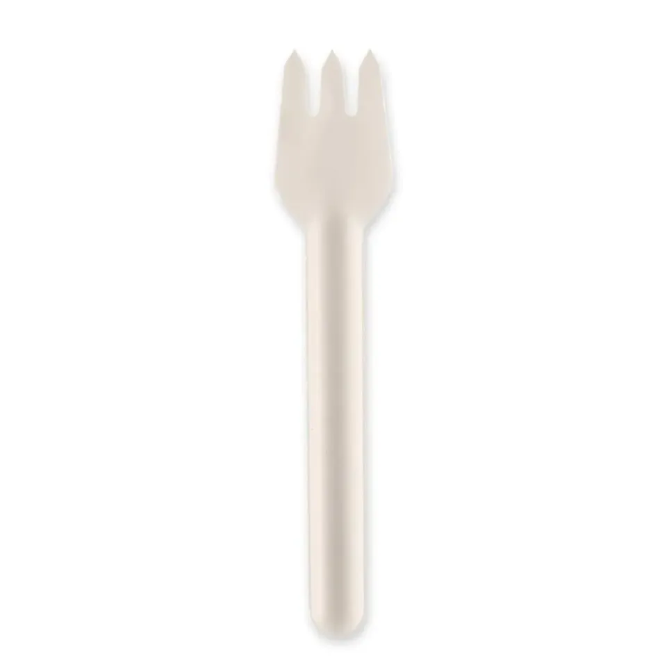 NatureStar Gabeln Zuckerrohr 15,5 cm 1000 Stück weiß