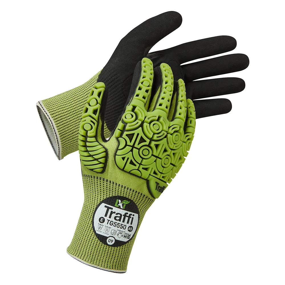 TraffiGlove TG5550 Impact-Arbeitshandschuh Schnittschutz E Schlagschutz