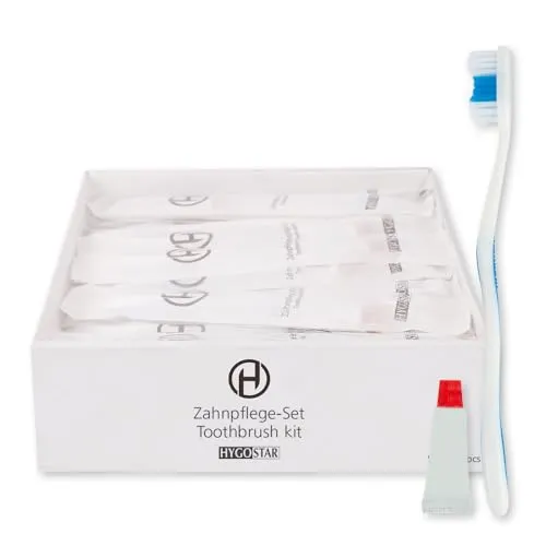 Hygostar Zahnpflege-Set Standard weiß 500 Stück