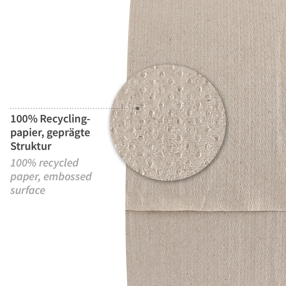 Hygoclean Jumbo Toilettenpapier 1-lagig natur 6 Rollen