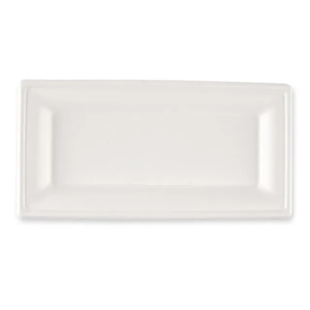 NatureStar Zuckerrohr Teller rechteckig 26x13cm 1000 Stück